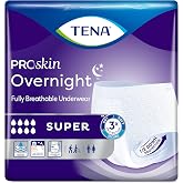 TENA Overnight Underwear, W-Shaped Absorbent Zone, 14 Count