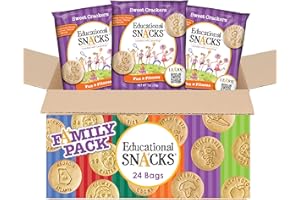 DICK & JANE EDUCATIONAL SNACKS EDUCATIONAL SNACKS – Fun & Fitness Edition | Nut-Free, All-Natural Snacks for Kids | Promote 50+ Activities, Sports & Exercises – Different Mix in Every Bag | 24-Pack for Sports Teams, Camps & Active Play