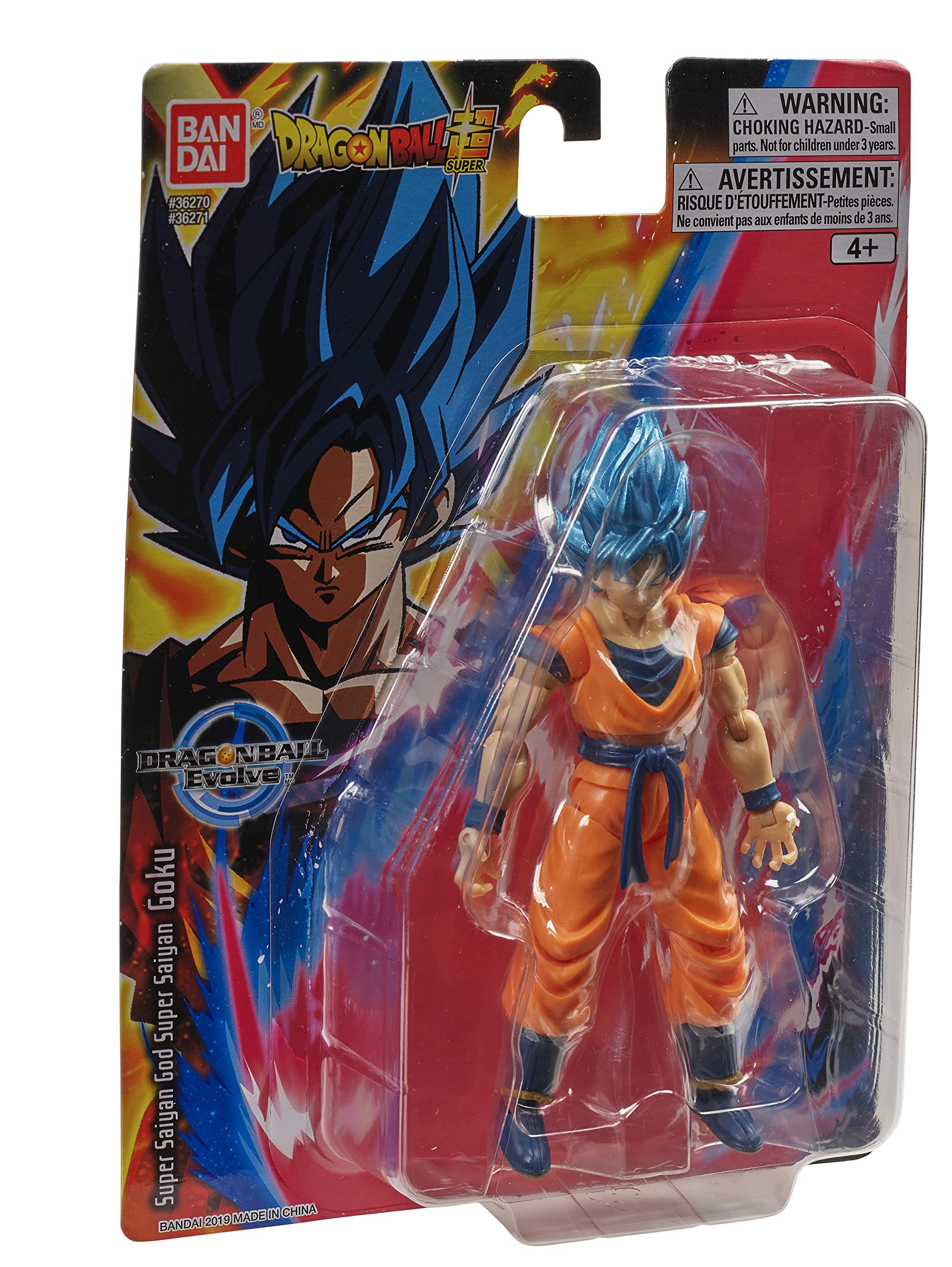 Dragon Ball Super: Evolve - Super Saiyan, Super Saiyan Blue Goku 5-inch