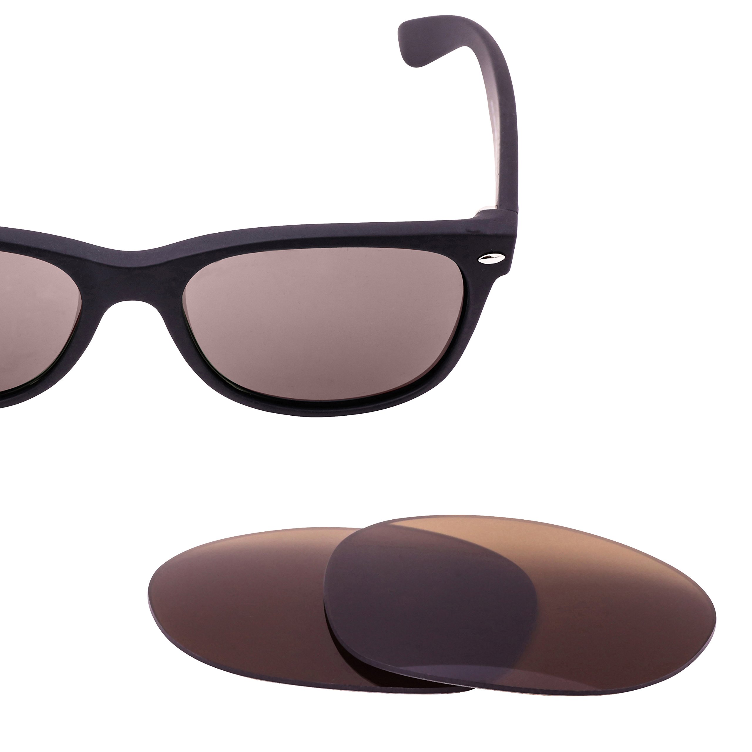 LenzFlip Replacement Lenses for RayBan RB2132 NEW Wayfarer (Size 55mm