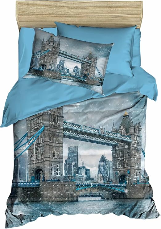 Amazon Com Ozinci Decomood Unique Design 3d London Bedding Set
