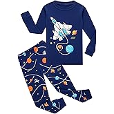 KikizYe Little Boys Long sleeve Pajamas Kids jammies Child Pjs