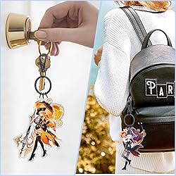 UTIEHD GI Character keychain set, 3pcs Acrylic