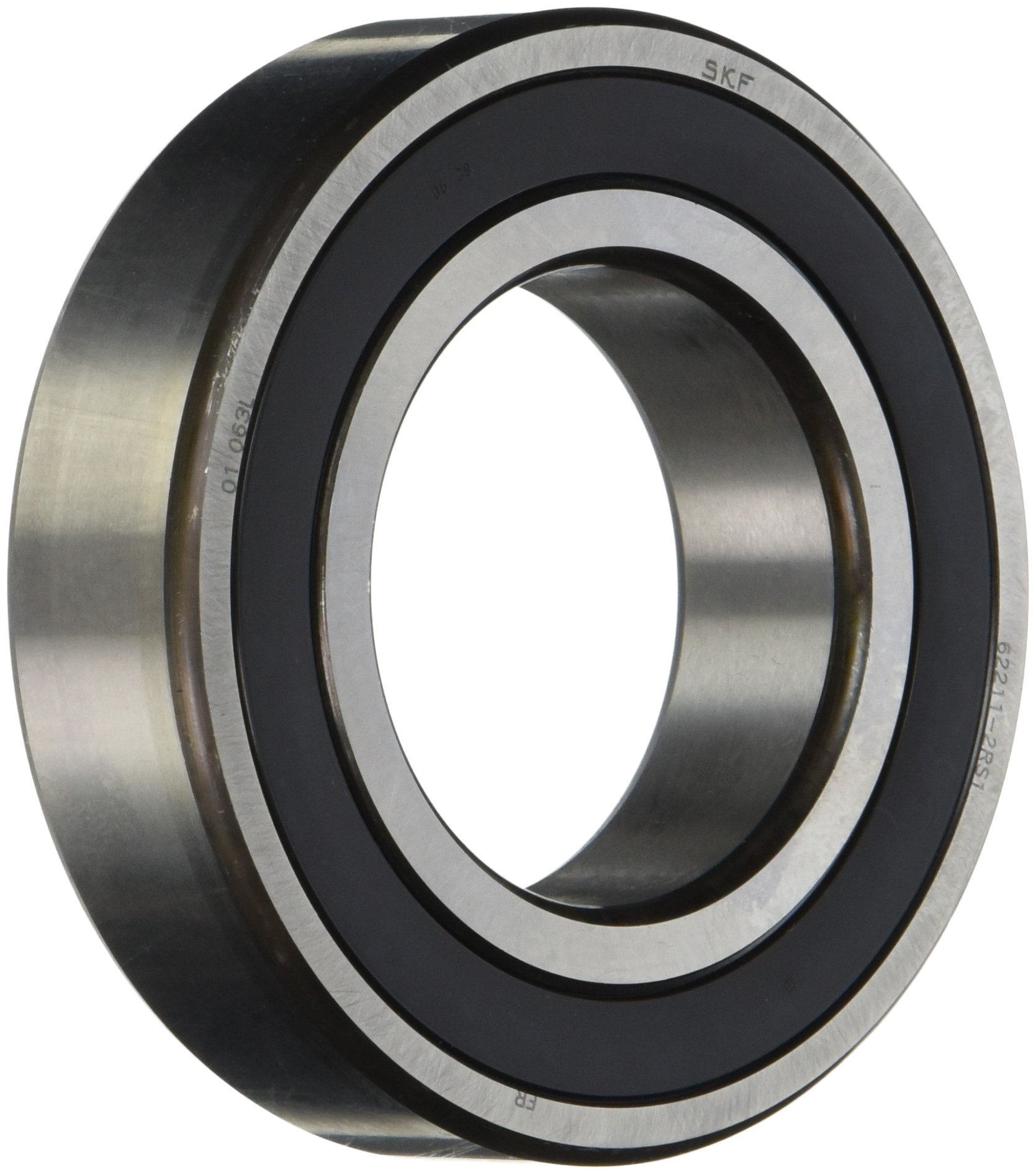 SKF Radial Deep Groove Ball Bearing, 55 ID, Bearing steel