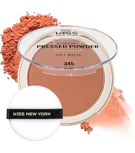Amazon.com : KISS NEW YORK Soft Matte Pressed Powder (Mocha) with