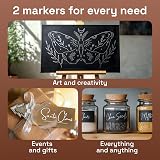 ARTISTRO 2 White Acrylic Paint Pens 0.7mm Fine Tip Multisurface view 6