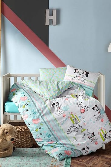 Amazon Com Cotton Box Baby Ranforce Duvet Cover Set 4 Pieces