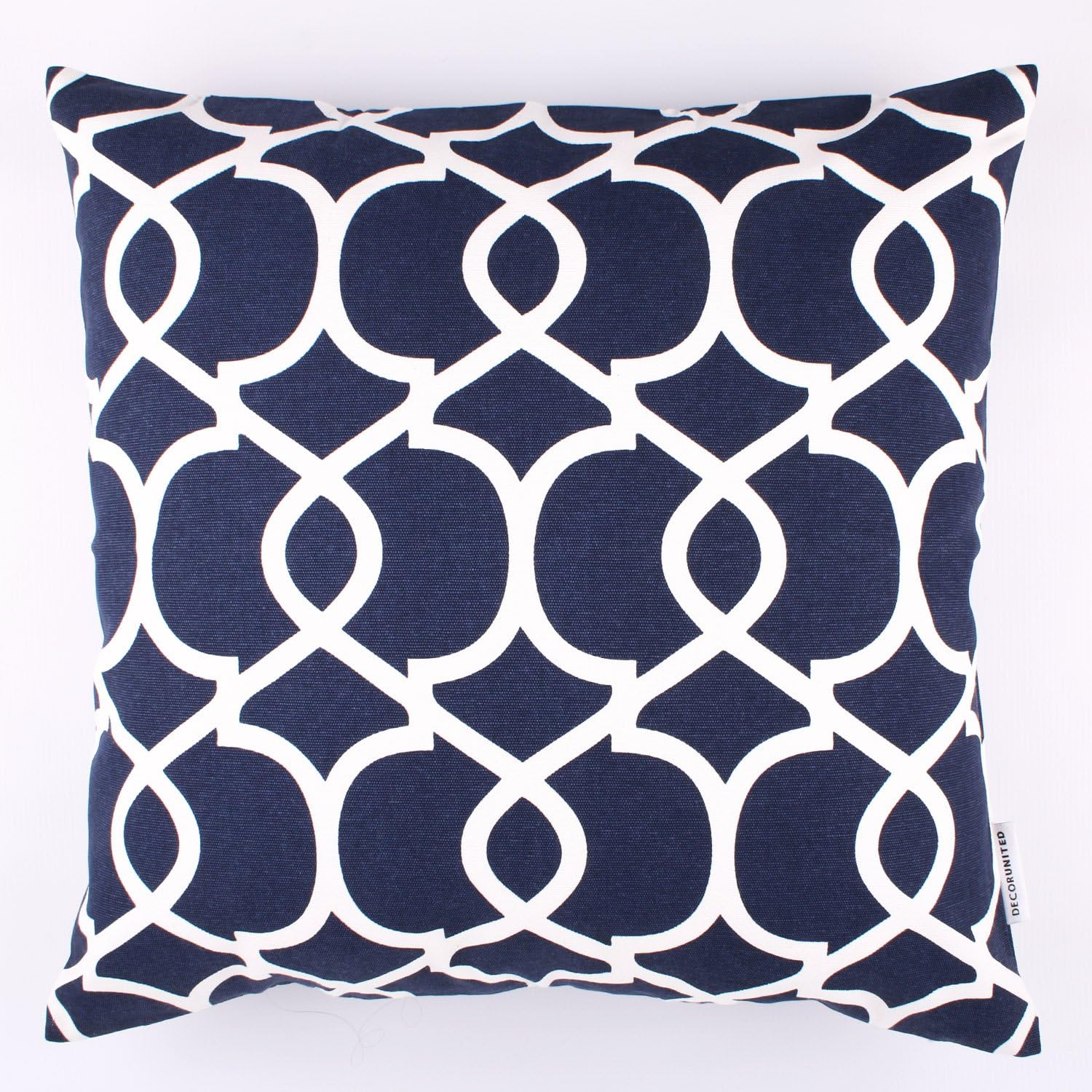 Lattice Quatrefoil Cushion Pillow Cover 18x18" 45x45cm By DecorUnited