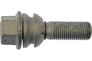 Dorman 610-539 M14-1.5 Wheel Bolt - 19mm Hex, 30.6mm Thread Length Compatible with Select Audi/Porsche/Volkswagen Models, 10 