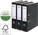 Rexel Foolscap Lever Arch File Black 75 mm Spine 500 Sheets Capacity view 2