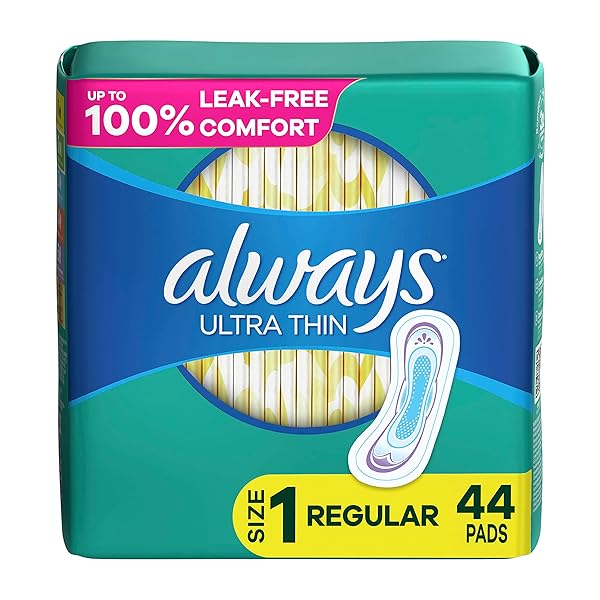 ALWAYS ULTRA THIN REGULAR PADS- 44 COUNT (PACK OF 1)