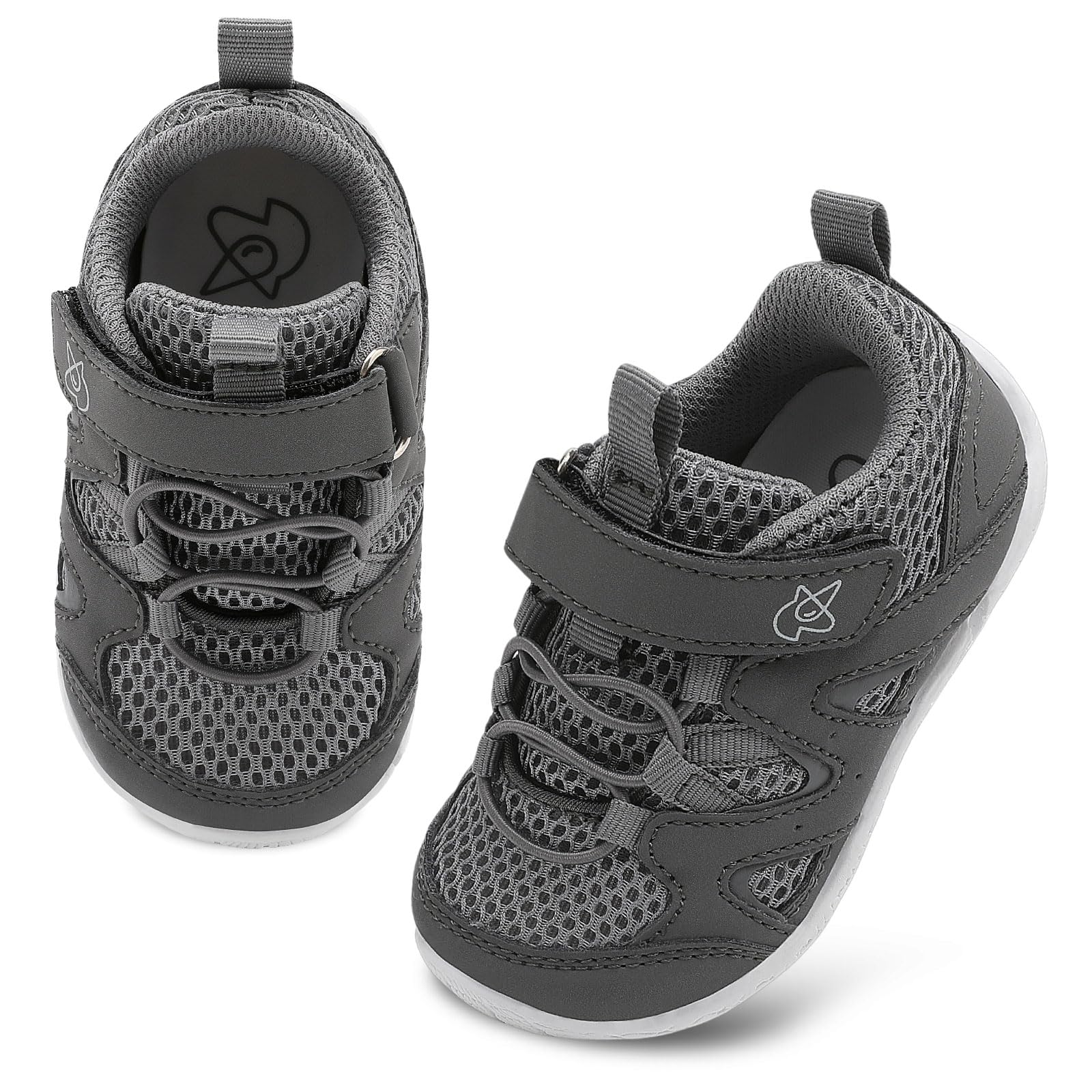 LeIsfIt Baby Shoes Boys Girls First Walking Shoes Non-Slip Toddler Breathable Sneakers Infant Sneakers