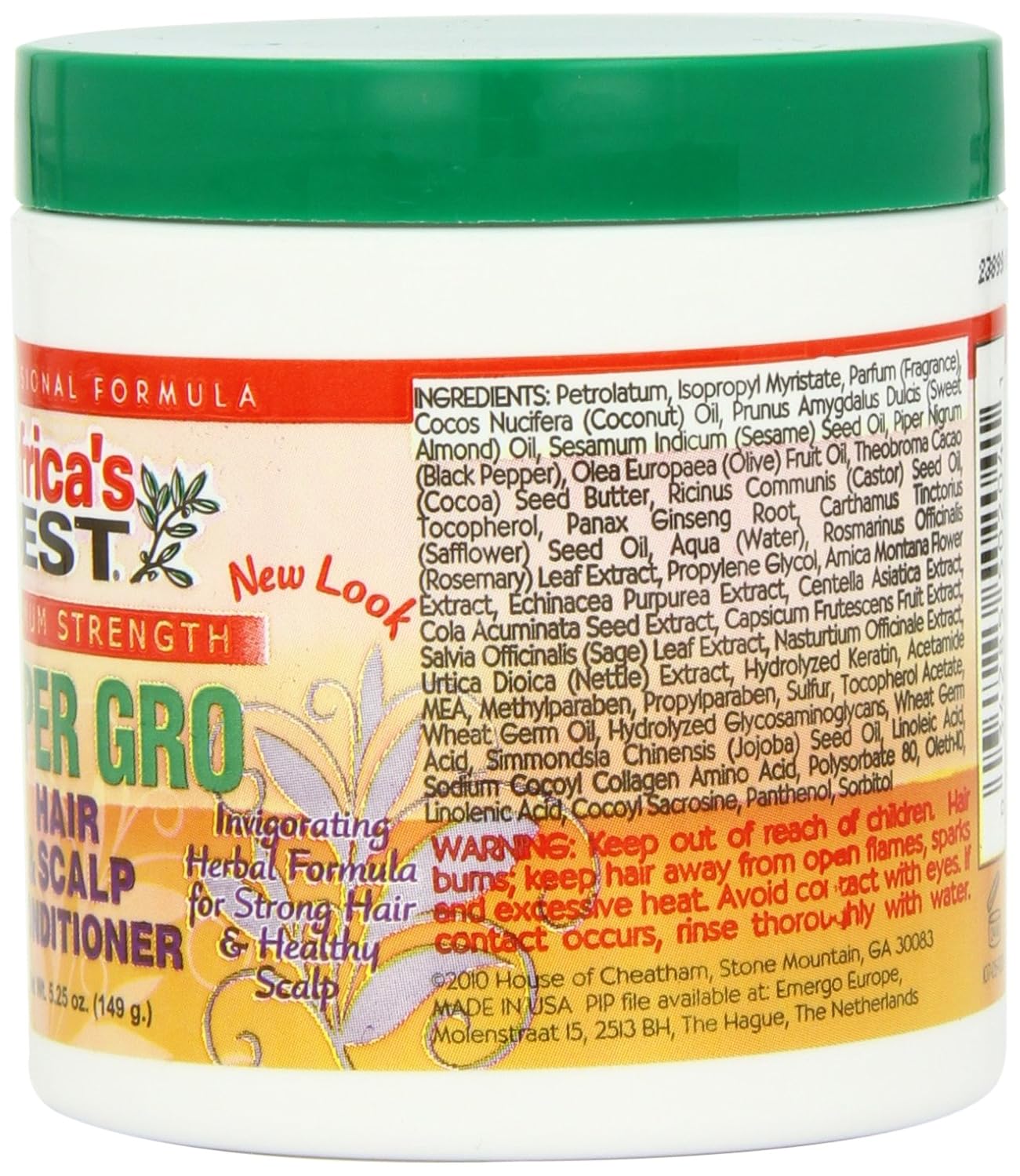 Amazoncom Africas Best Maximum Strength Super Gro Hair Scalp