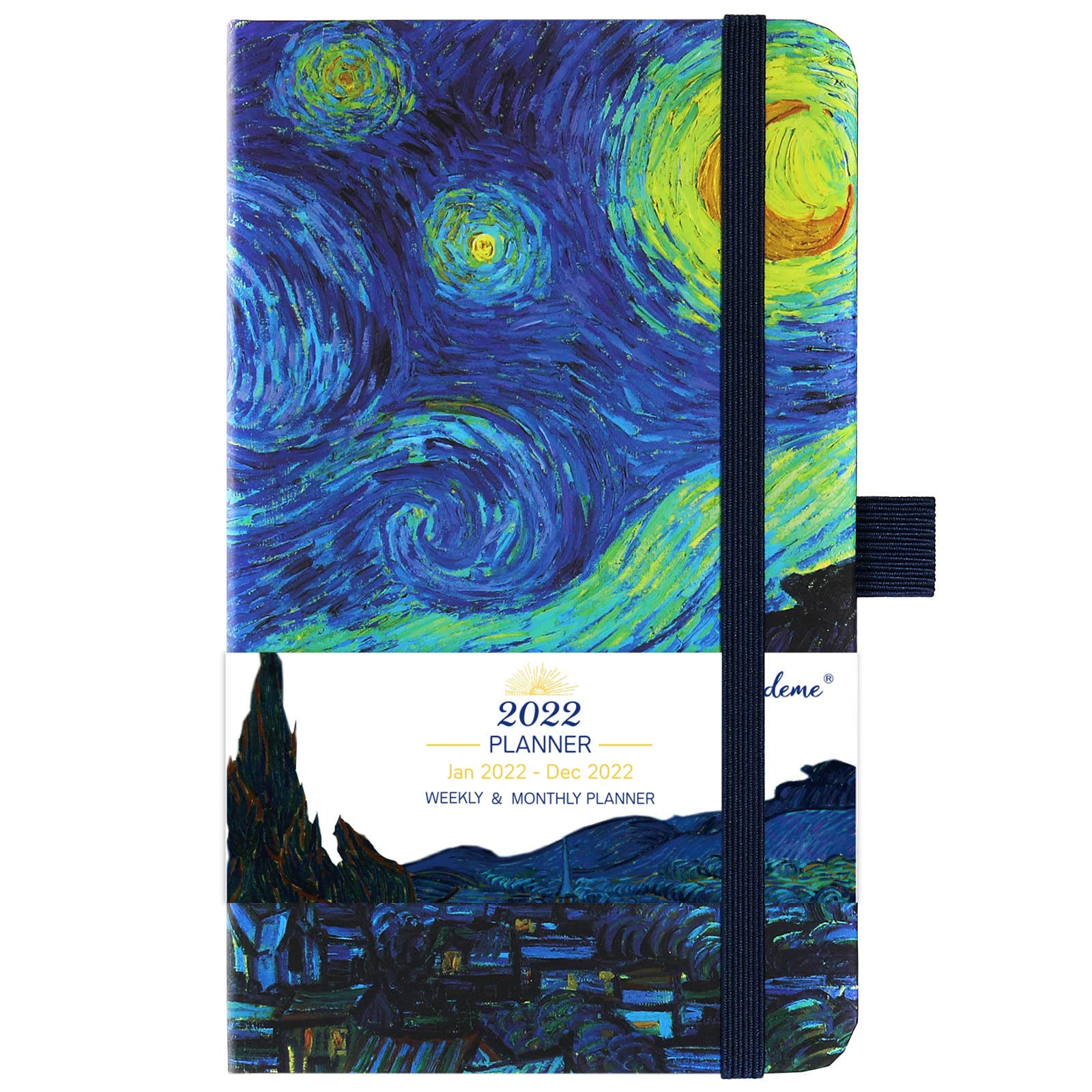 2021-2022 Diary, Pocket Diary A6 Week to View Diary from Jul 2021 to Jun 2022, Pocket Planner Bonus Inner Pocket