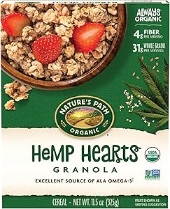 Nature's Path Organic Hemp Hearts Granola, 11.5 Ounce (Pack of 1)