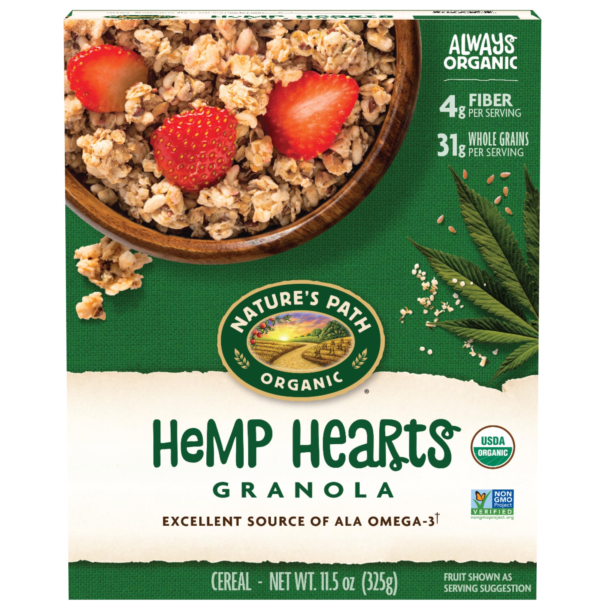 Photo 1 of Nature's Path Organic Hemp Hearts Granola, 11.5 Ounce (Pack of 12)