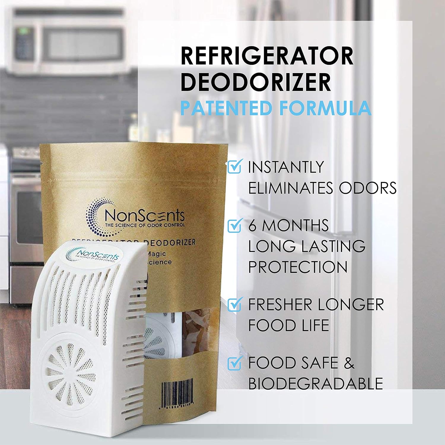 Refrigerator Deodorizer Fridge and Freezer Odor Eliminator Outperforms 41964991485 eBay