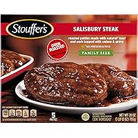 Amazon.com: Stouffer's Family Size Salisbury Steak Frozen Meal ...