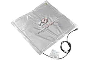 Powerblanket Xtreme EH0202G High Watt Density Ground Thawing Blanket - Epoxy Curing Blanket, Rugged Alloy Vinyl Shell Rated Down to -40 °F, 2' x 2'