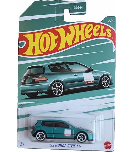 Amazon.com: Hot Wheels 2022 Honda Civic Anniversary Set,(HDH20