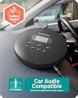 Oakcastle CD100 Portable CD Player Black Bluetooth 5.3 12hr view 4
