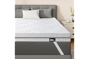 BedStory Memory Foam Mattress Topper Queen Size, 3 Inch Cooling Medium Firm Mattress Topper for Back Pain, Gel Infused Surmat