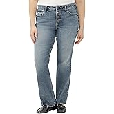 Silver Jeans Co. Women's Plus Size Avery High Rise Slim Bootcut Jeans