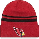 New Era Unisex-Adult NFL Official Sport Knit Classic Striped Knit Beanie Cold Weather Hat