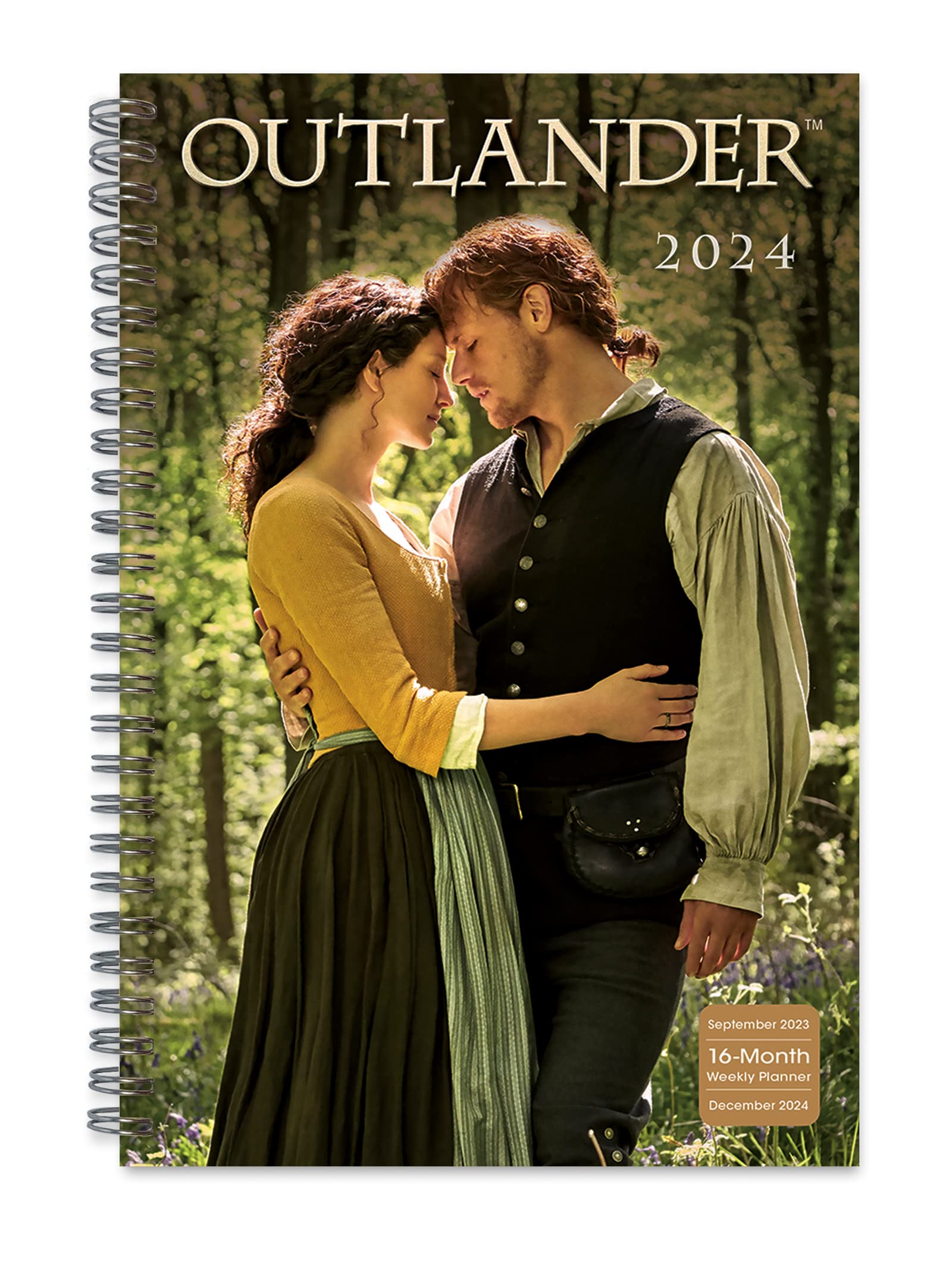 Outlander 2024 Weekly & Monthly Planner, 16-Month Engagement Calendar: September 2023 - December 2024, 9" x 6".