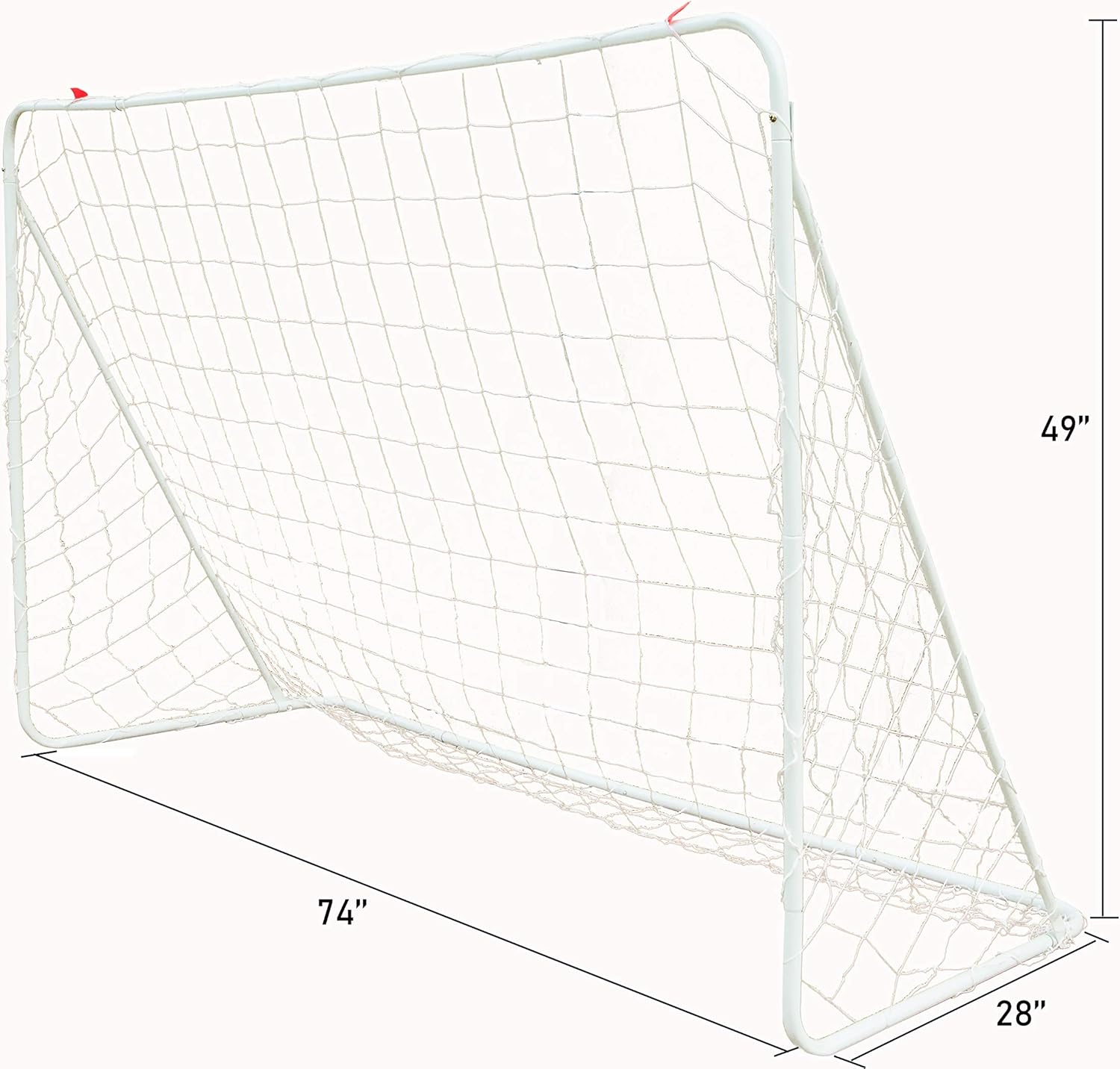 HooKung 6' x 4' Competition Soccer Goal Frame Folding Steel Backyard Soccer Goal with All Weather Net : Sports & Outdoors