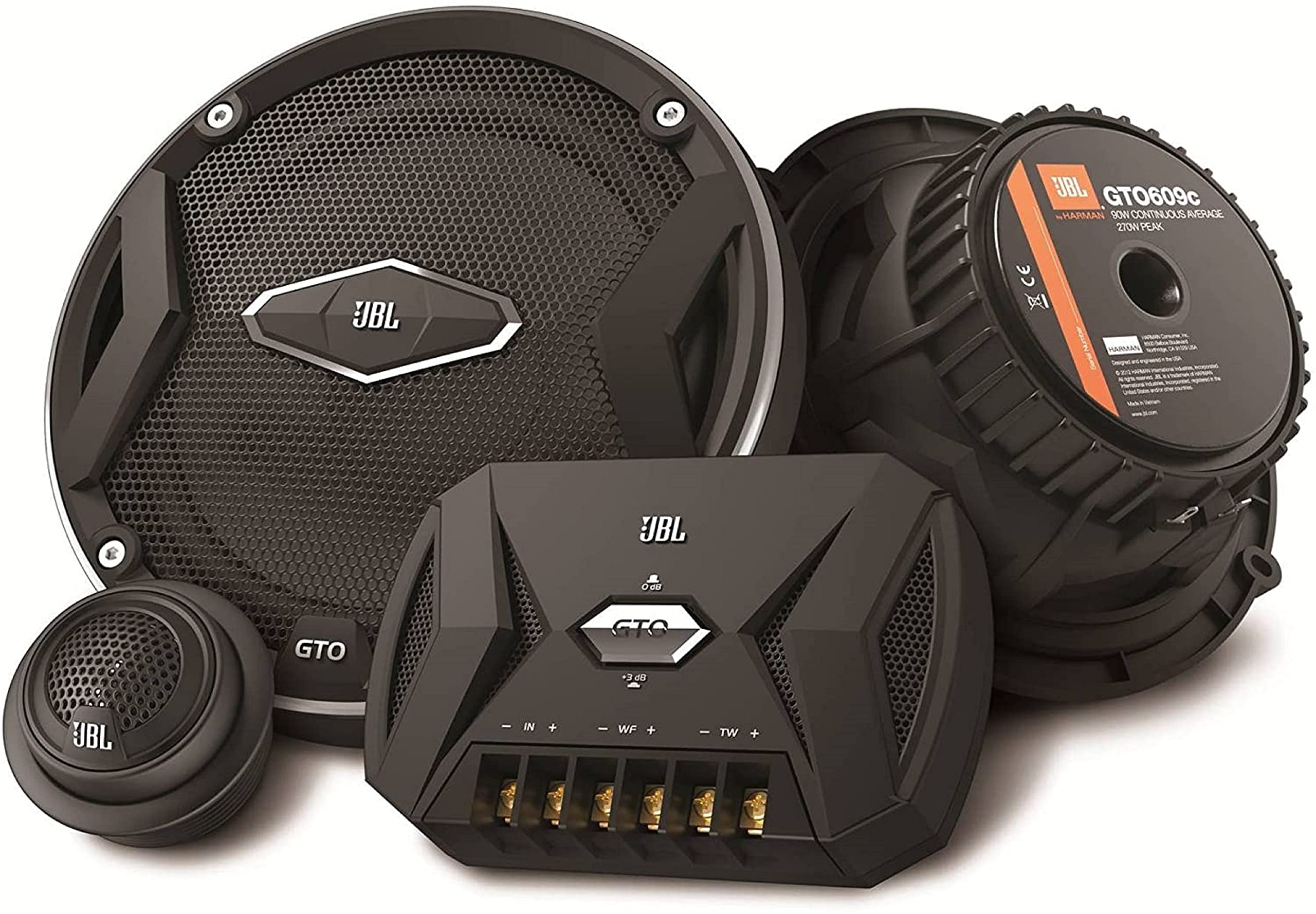 【国内正規品】JBL(ジェイビーエル) 6インチ 2way セパレートスピーカー ブラック GTO609C商品画像