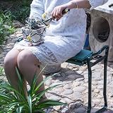Artist Hand Garden Kneeler 2 in 1 Folding Seat with Tool Pouches & Handles view 2