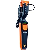 testo 115i Clamp Meter - Amp Clamp for Heating &amp; Cooling Systems - HVAC Thermometer for in-Pipe Measurements &amp; -58&deg; to 302 &deg;F Measurement Range - HVAC Temperature Probe with Bluetooth &amp; App Operation