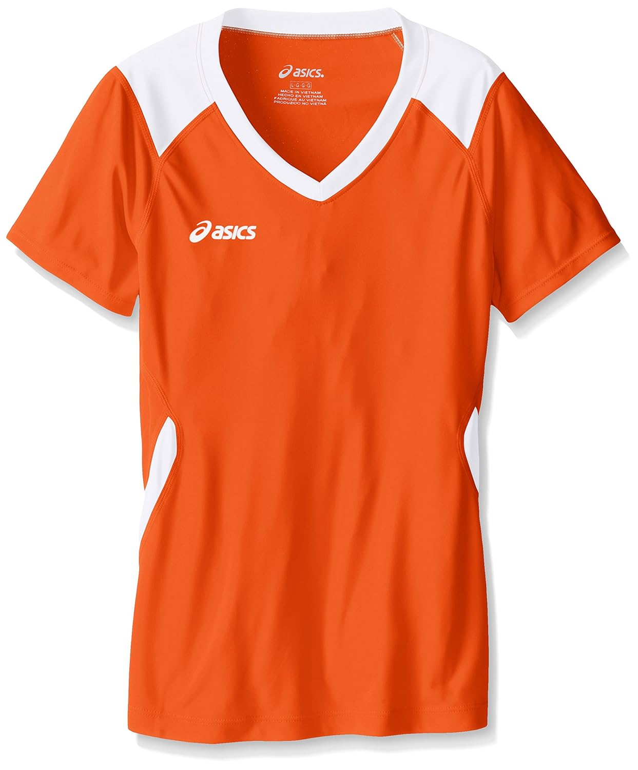 asics t shirt junior orange