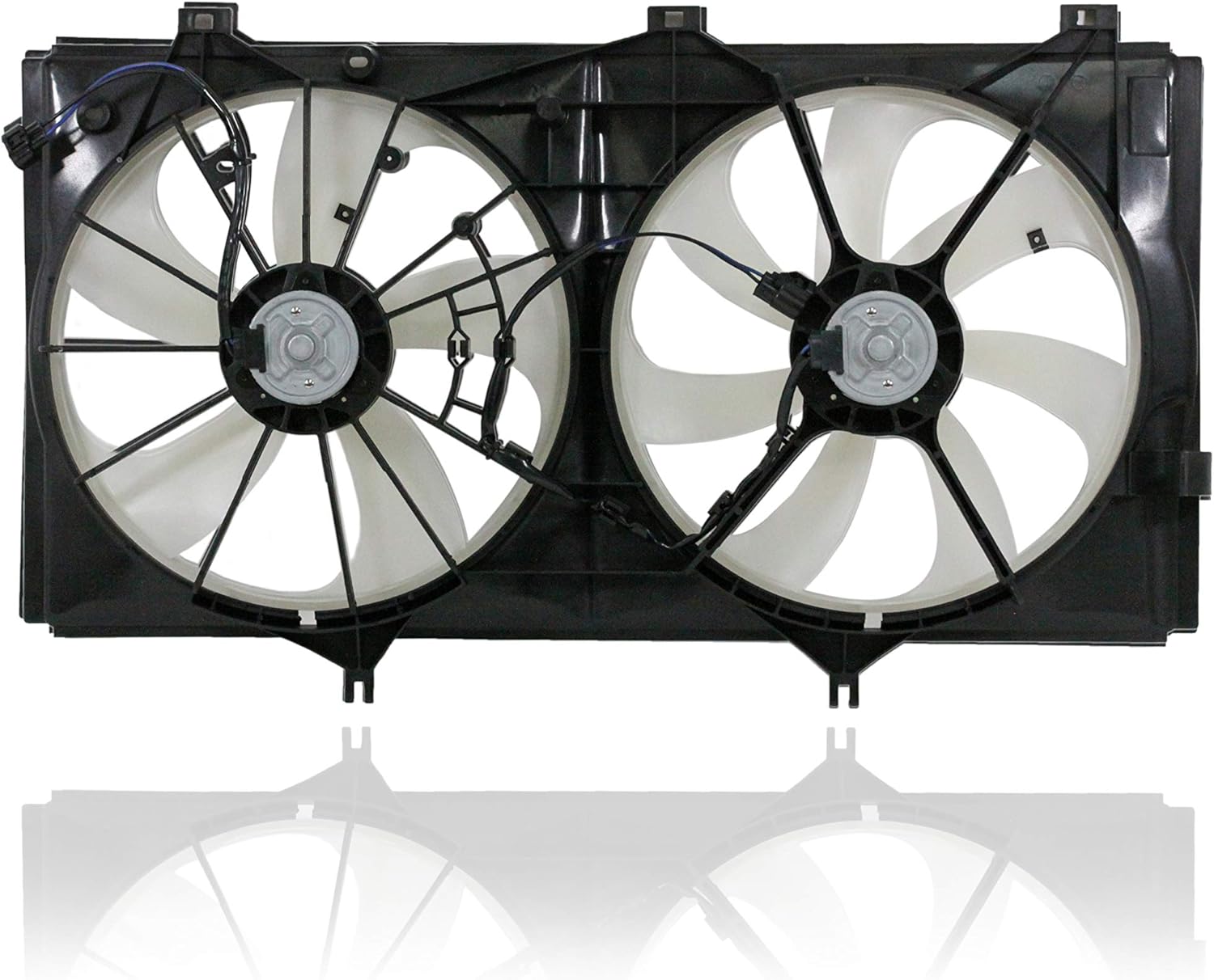 Dual Radiator and Condenser Fan Assembly Cooling Direct