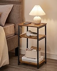 VASAGLE Side Table, Small End Table, Tall