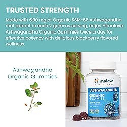 Himalaya Organic Ashwagandha Gummies, BlackBerry