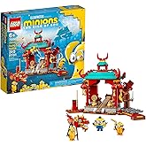 LEGO Minions: The Rise of Gru: Minions Kung Fu Battle (75550) Toy Temple Building Set for Kids, a Great Present for Kids Who Love Minions, Kevin and Stuart Minion Toy Figures (310 Pieces)