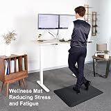 FLEXISPOT Standing Desk Anti-Fatigue Mat 2 cm Thick Black view 8