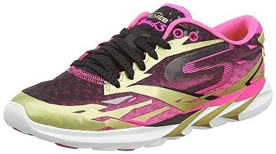 skechers go run 6 womens gold