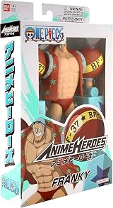Bandai Anime Heroes One Piece Franky Action Figure 17cm with Stand view 9
