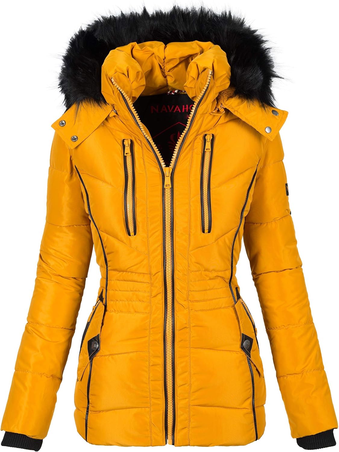 Navahoo Damen Winter Jacke Steppjacke Produktbild-Vorschau 7