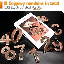 Ranslen 10 Pieces 4 Inch High House Numbers