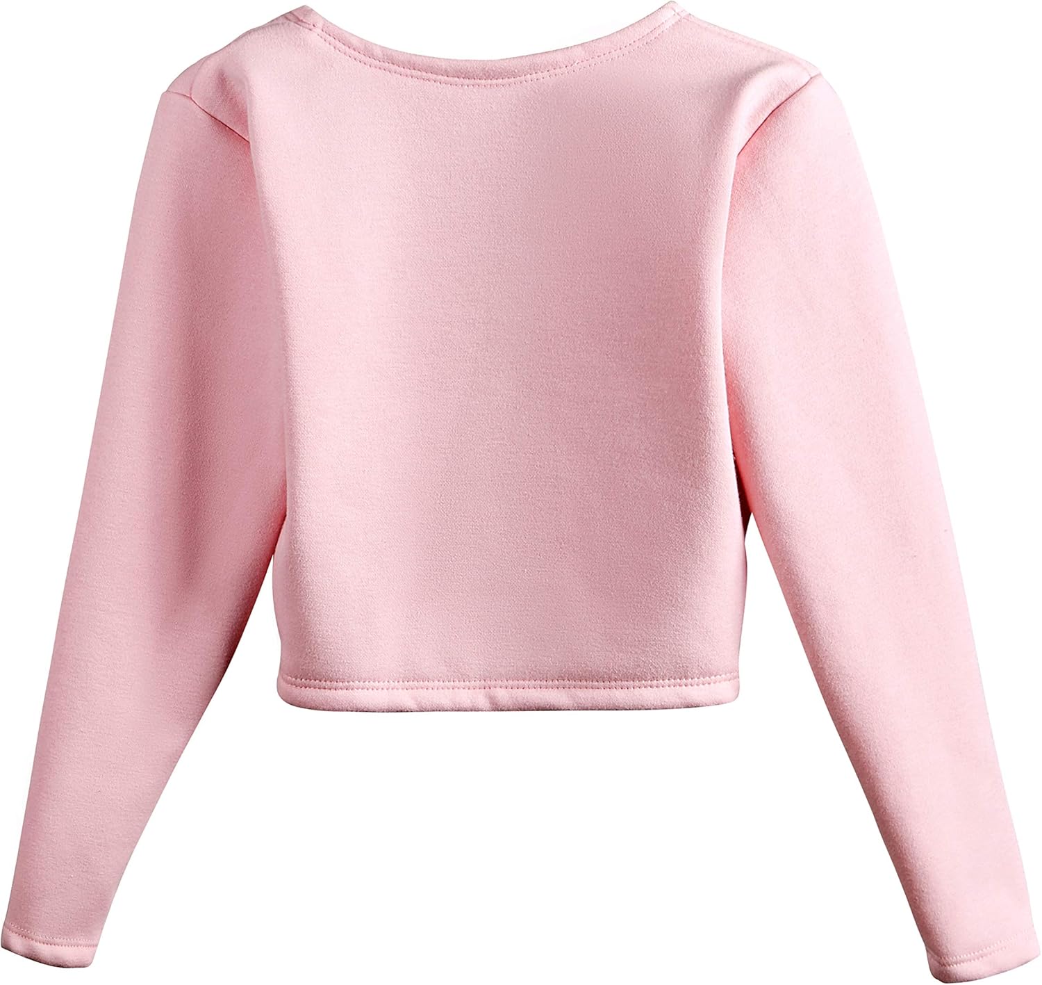 DANSHOW Kids’Long Sleeve Wrap Tops Leotards for Girls Dance Ballet Cardigan Dress: Clothing