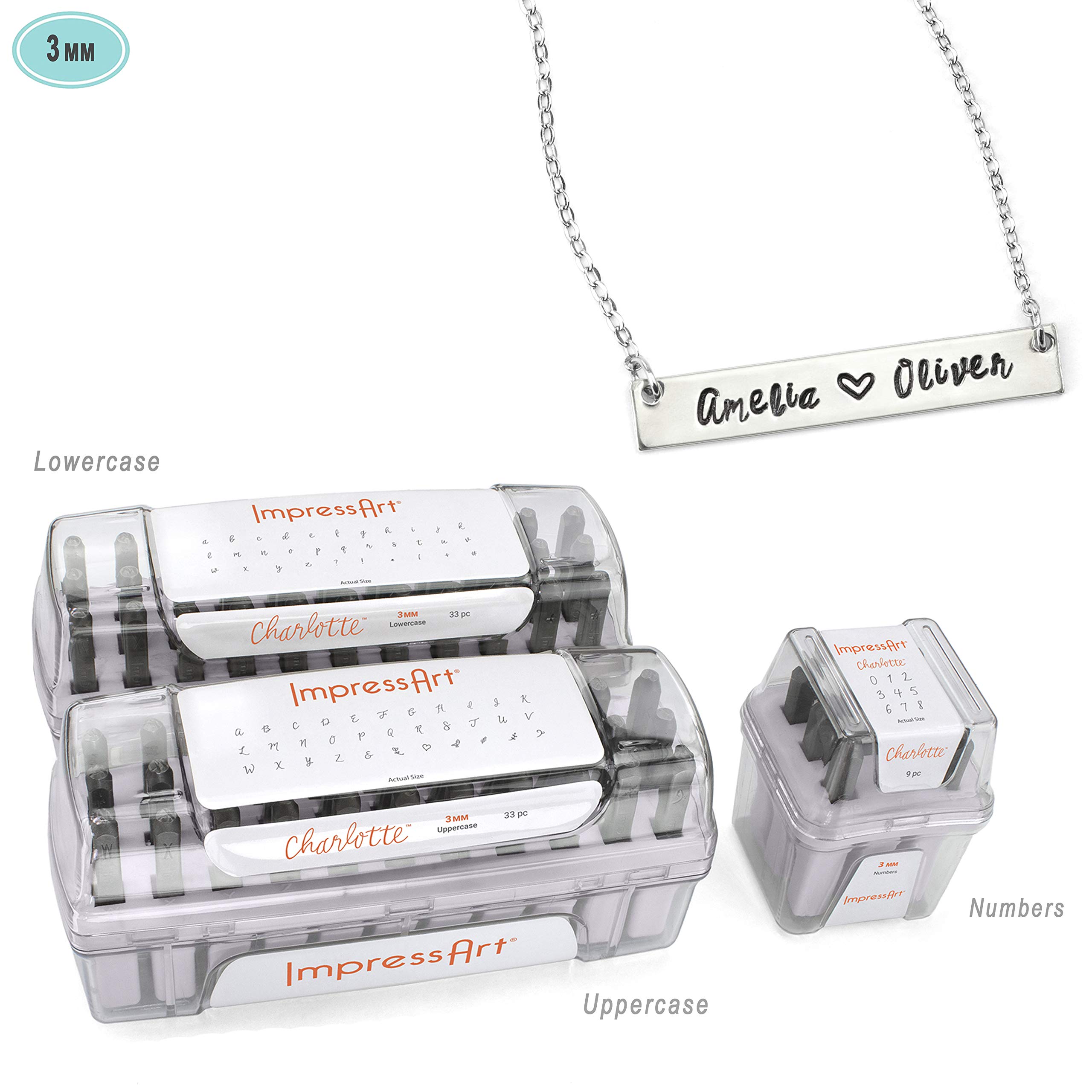 ImpressArt Charlotte Metal Stamping Letter & Number