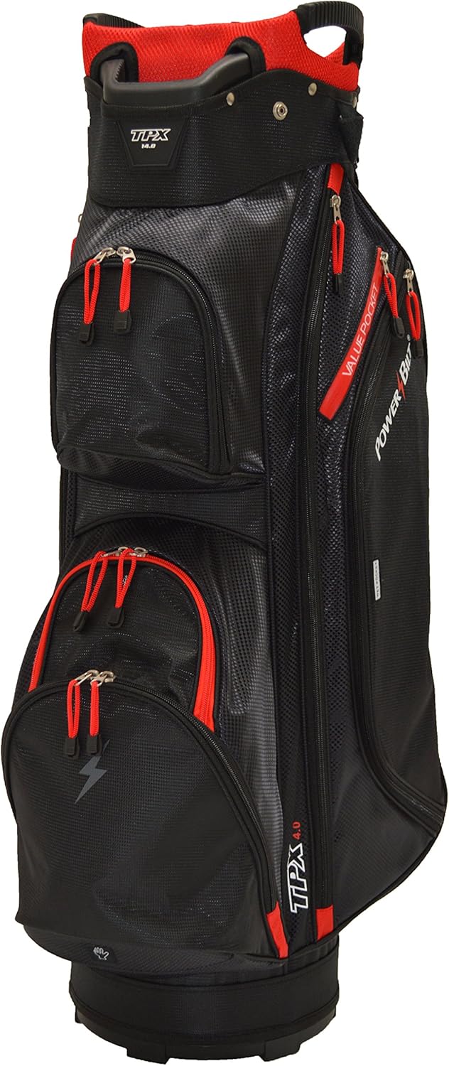 PowerBilt Unisex's Tpx Golf Stand Bag, Black/Red, One Size Amazon.co