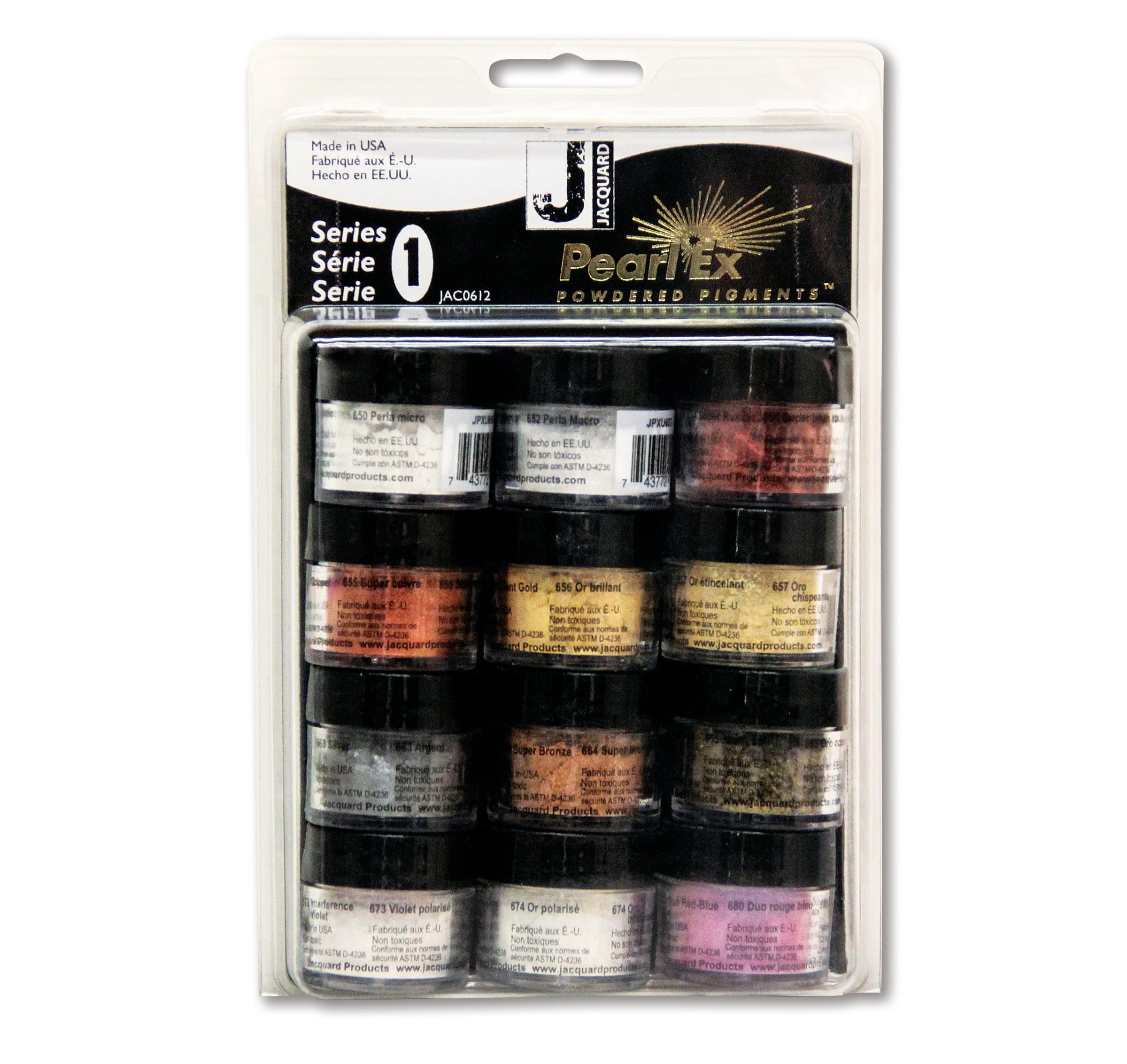 Jacquard Pearl Ex Pigment Series I 12 Color Set — image 1