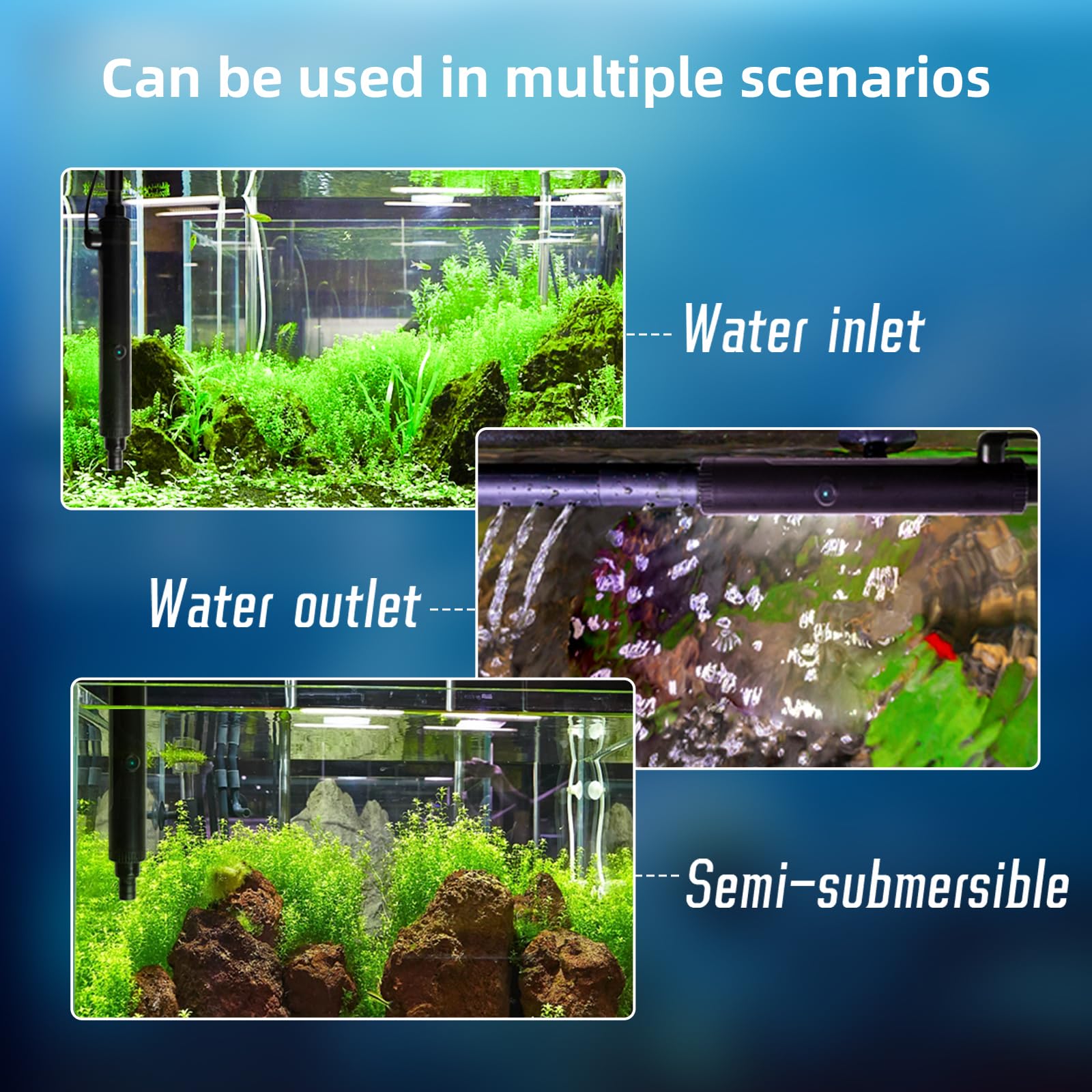 Coospiderrepta UV Sterilizer For Aquarium For 10 Gallon40 Gallon, UV