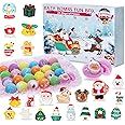 Christmas Bath Bomb Advent Calendar 2024, 【24 pack】Christmas Bath Bombs for Kids, Christmas Vacation Bath Bombs with Toys Inside, Bath and Body Advent Calendar Gifts for Boys & Girls