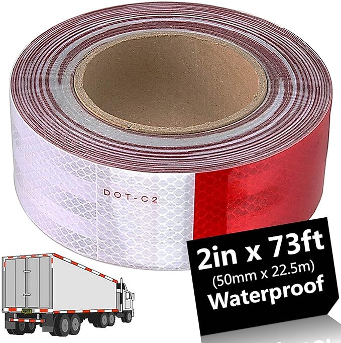 LANIAKEA Reflective Tape for Trailers, DOTC2 Retroreflective Sheeting